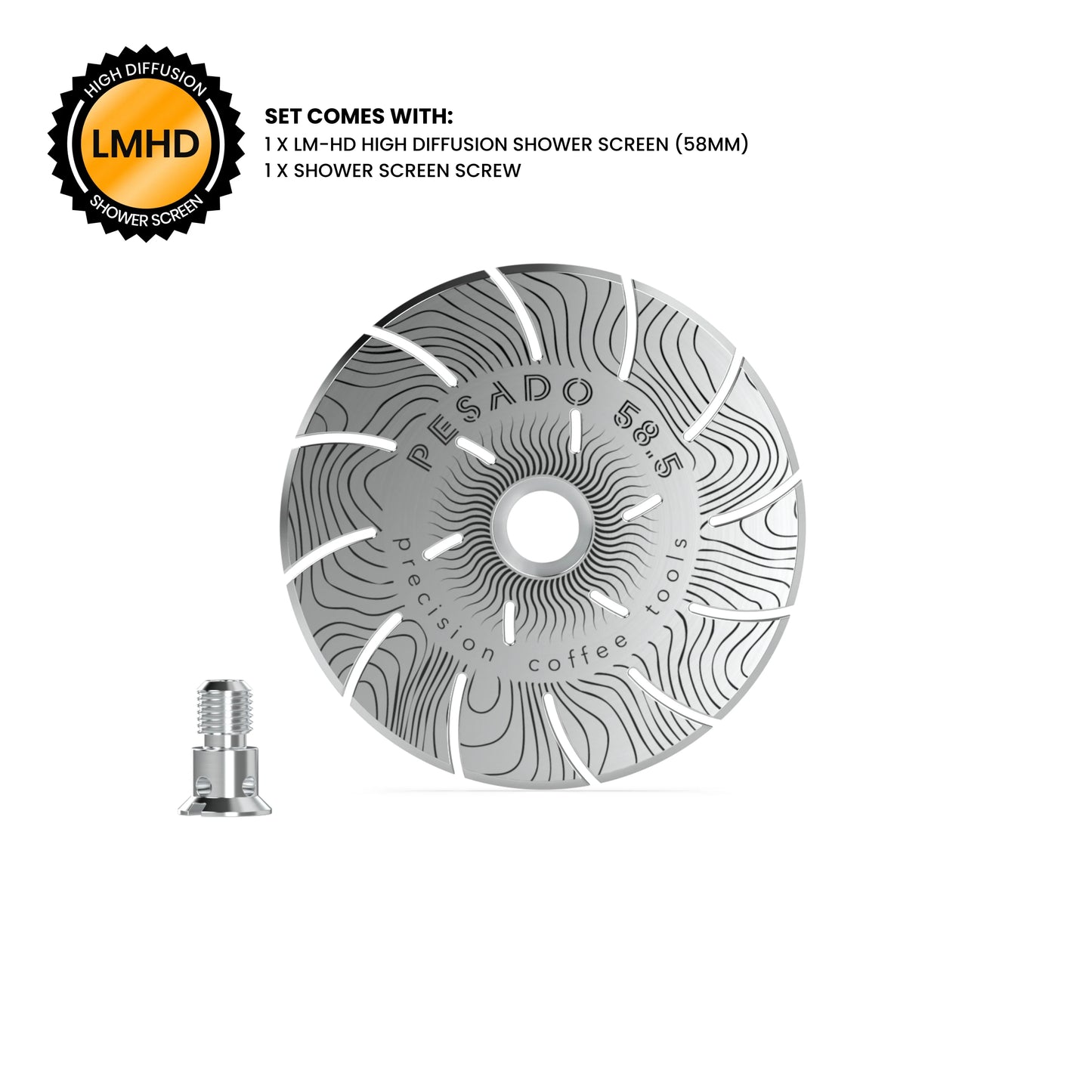 Pesado HD High Diffusion Shower Screen