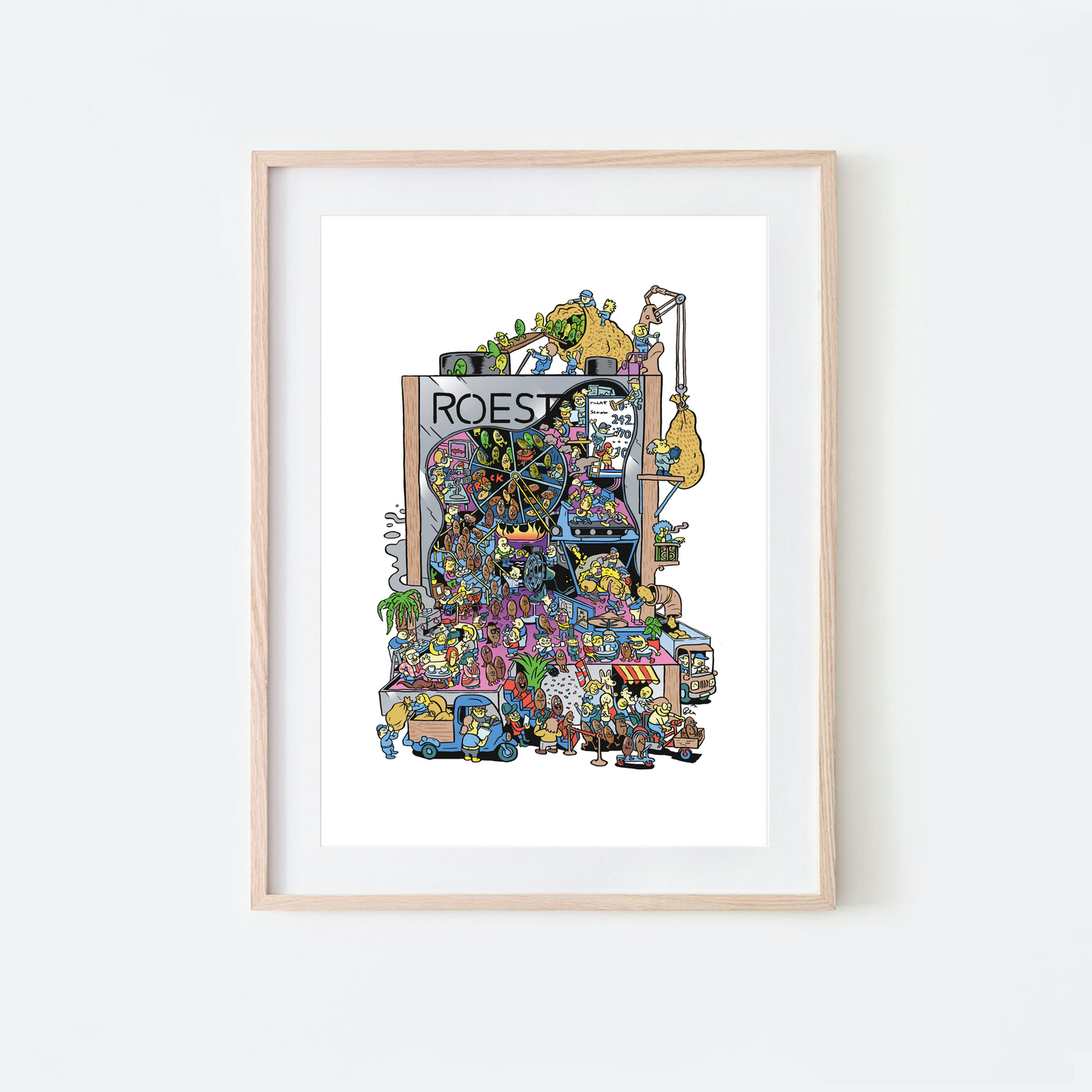 ROEST Poster by Flu Hartberg - A3 Size