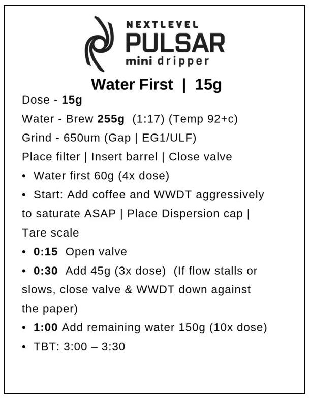 Pulsar Mini Brewer by Next Level Brewer (w/ 100 filters)