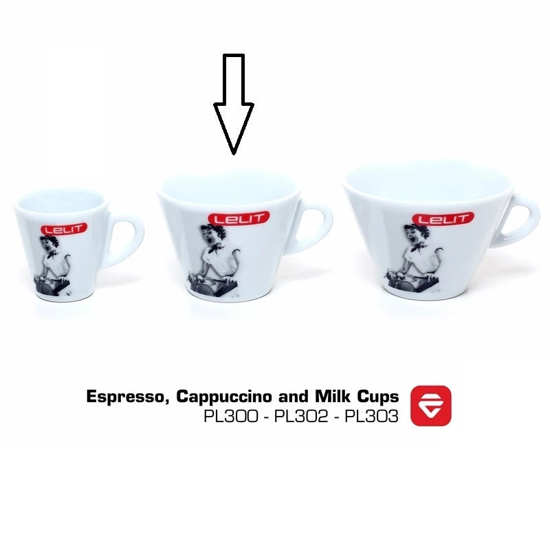 Lelit Cappuccino Cups (6pcs) PL302