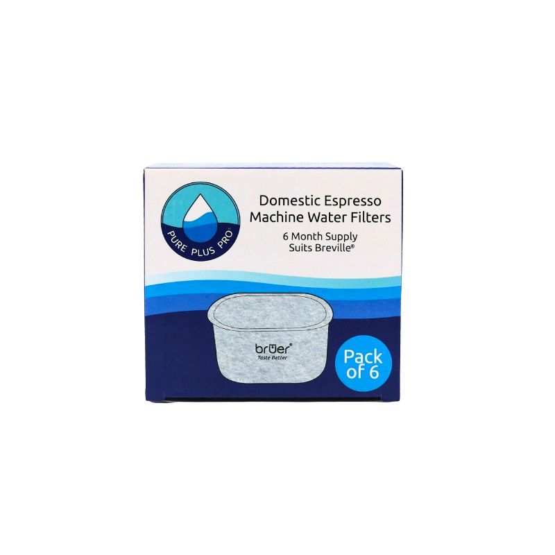 Pure Plus Pro Breville Espresso Machine Water Filter 6pk