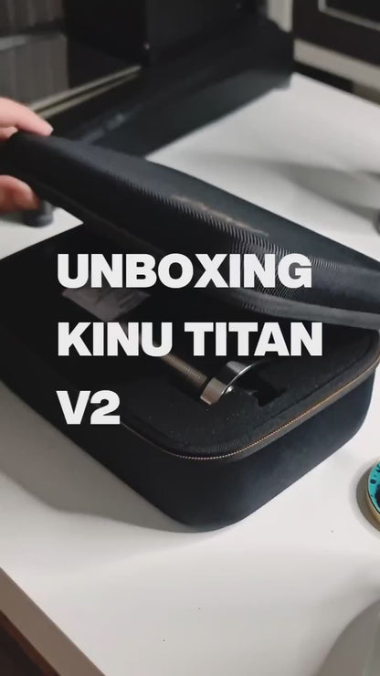 Kinu M47 Titan Coffee Hand Grinder (includes Travel Hard Case)