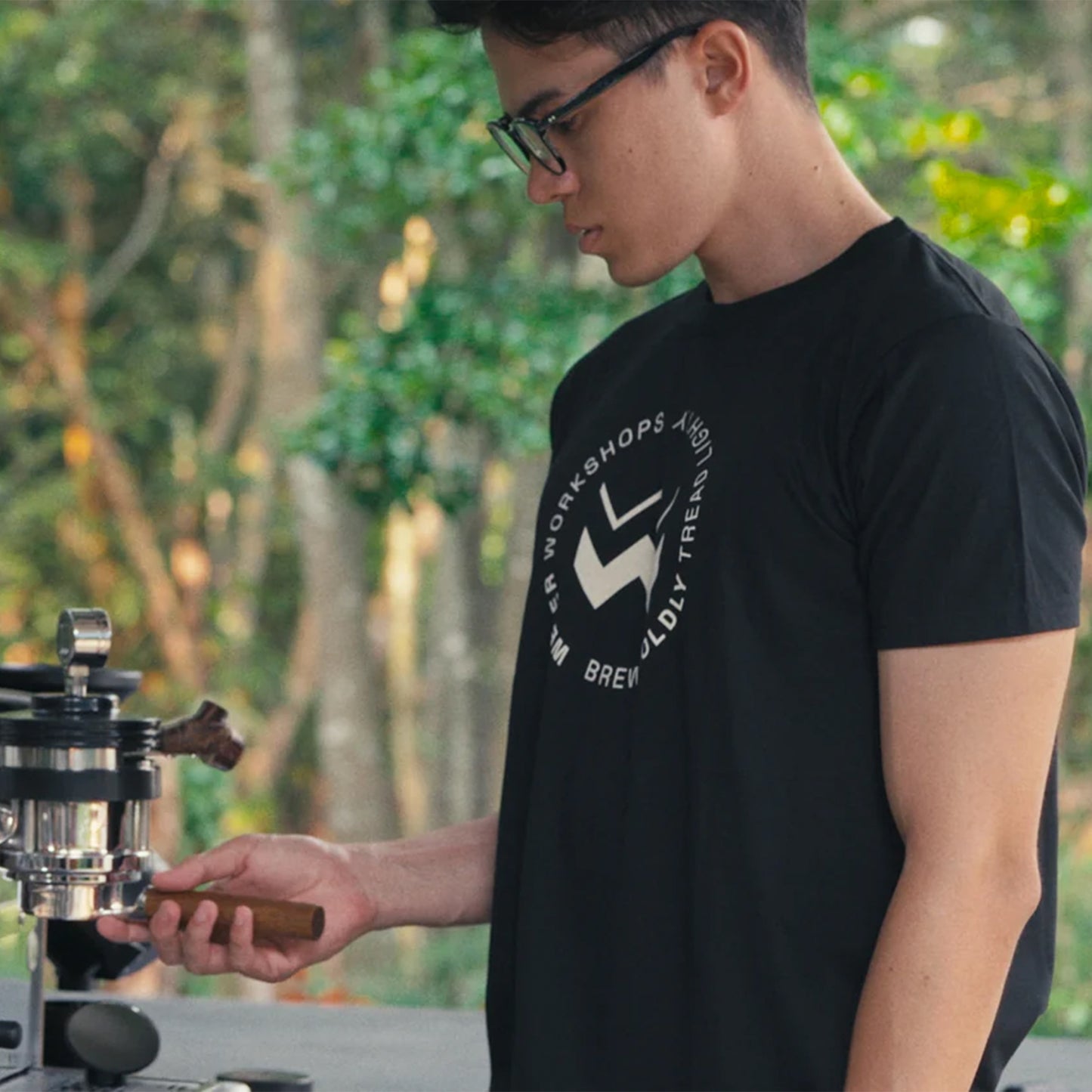 Weber Workshops Brew Boldly, Tread Lightly T-Shirt