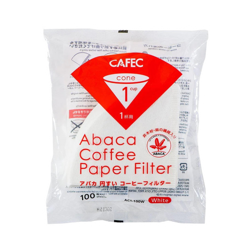 1 Cup Cafec Abaca Filter Paper 100 pack - product view 1