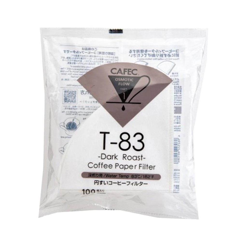 1 Cup Cafec T-83 Dark Roast Filter Paper 100 pack - product view 1