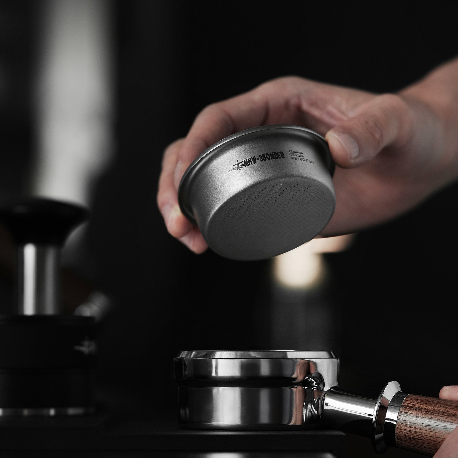 MHW-3BOMBER Titanium Filter Basket - 58mm