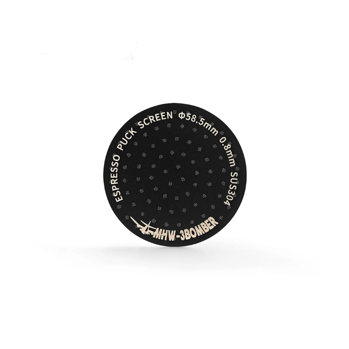 MHW-3BOMBER 58mm Espresso-Dosiertrichter & Puck-Sieb-Set – Magnetischer Dosierring Mit 10 Magneten, Doppellagiges Filtersieb Für Gleichmäßige Extraktion, Kompatibel Mit 58mm Siebträgern
