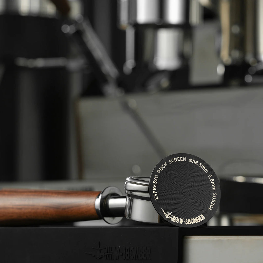 MHW-3BOMBER Espresso 58mm Puck Screen Titanium Coated