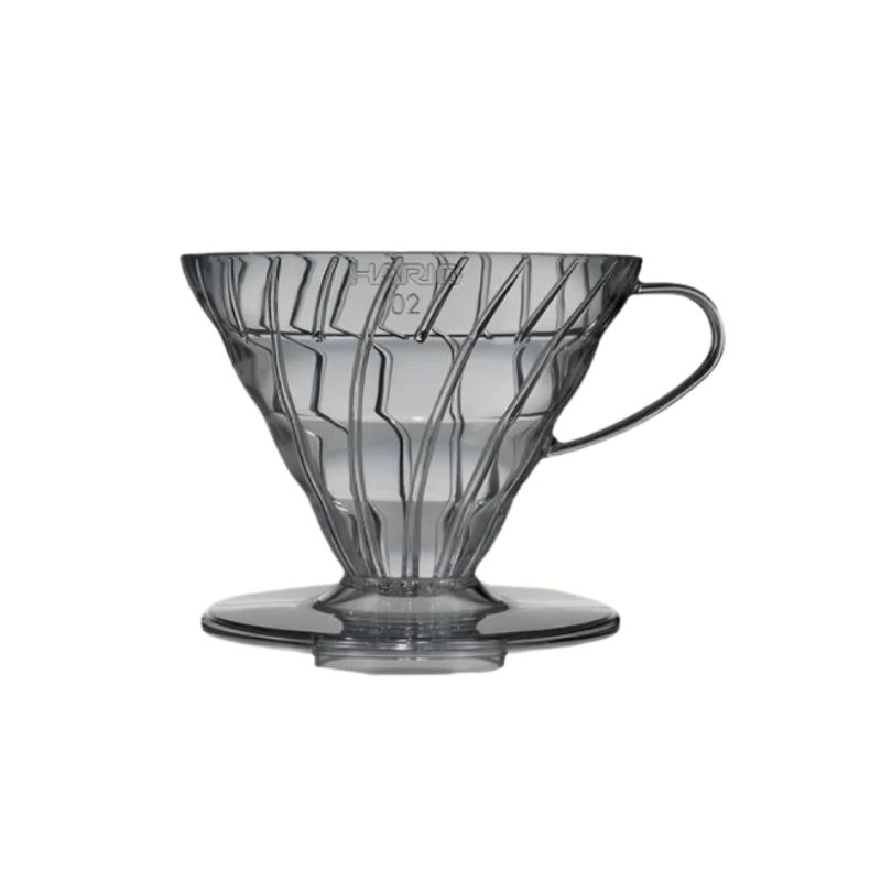 Hario V60 Dripper 02 - Plastic Set -Transparent Black