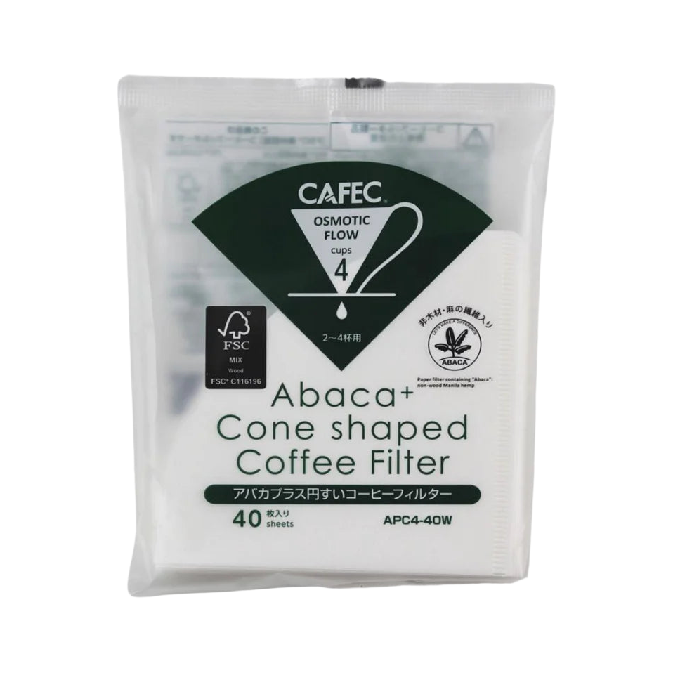 2 Cup Cafec Abaca Plus Filter Paper 40 pack - product view 1