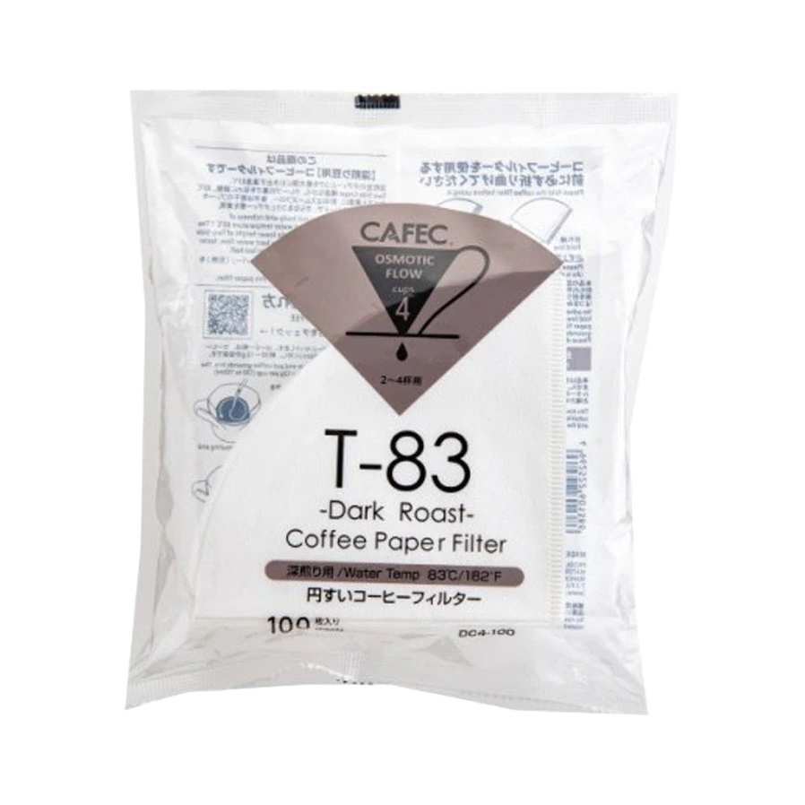 2 Cup Cafec T-83 Dark Roast Filter Paper 100 pack - product view 1