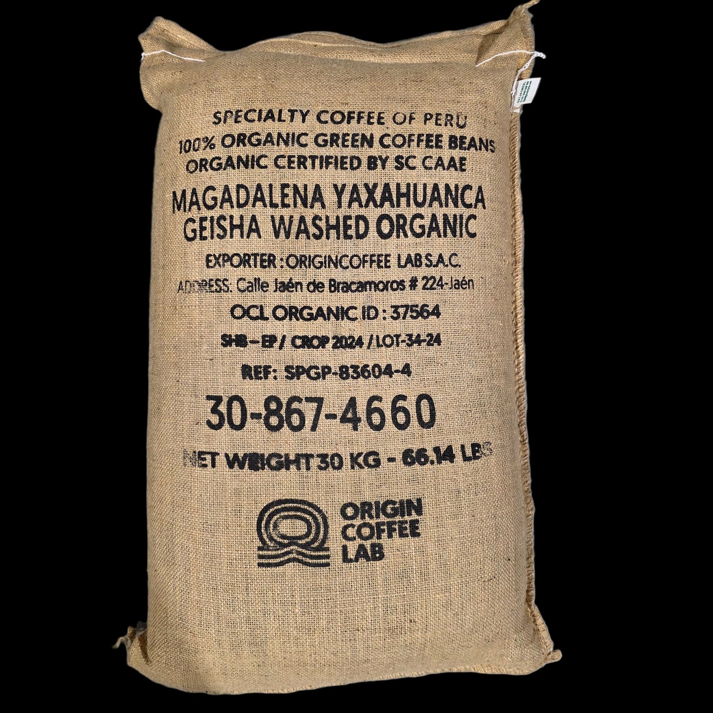 Peru | El Cacao | María Magdalena Yaxahuanca | Geisha Washed Organic