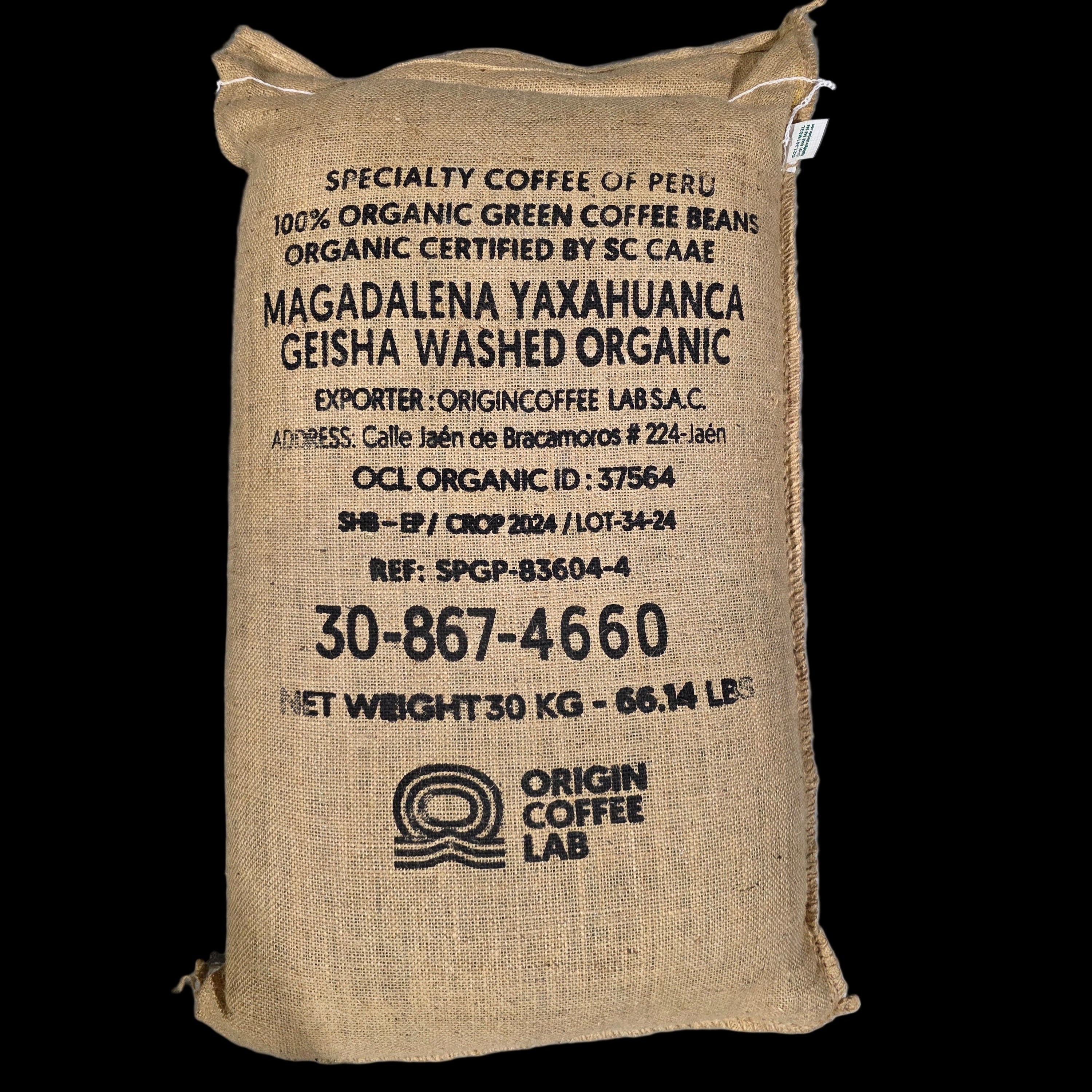 Peru | El Cacao | María Magdalena Yaxahuanca | Gesha Washed Organic