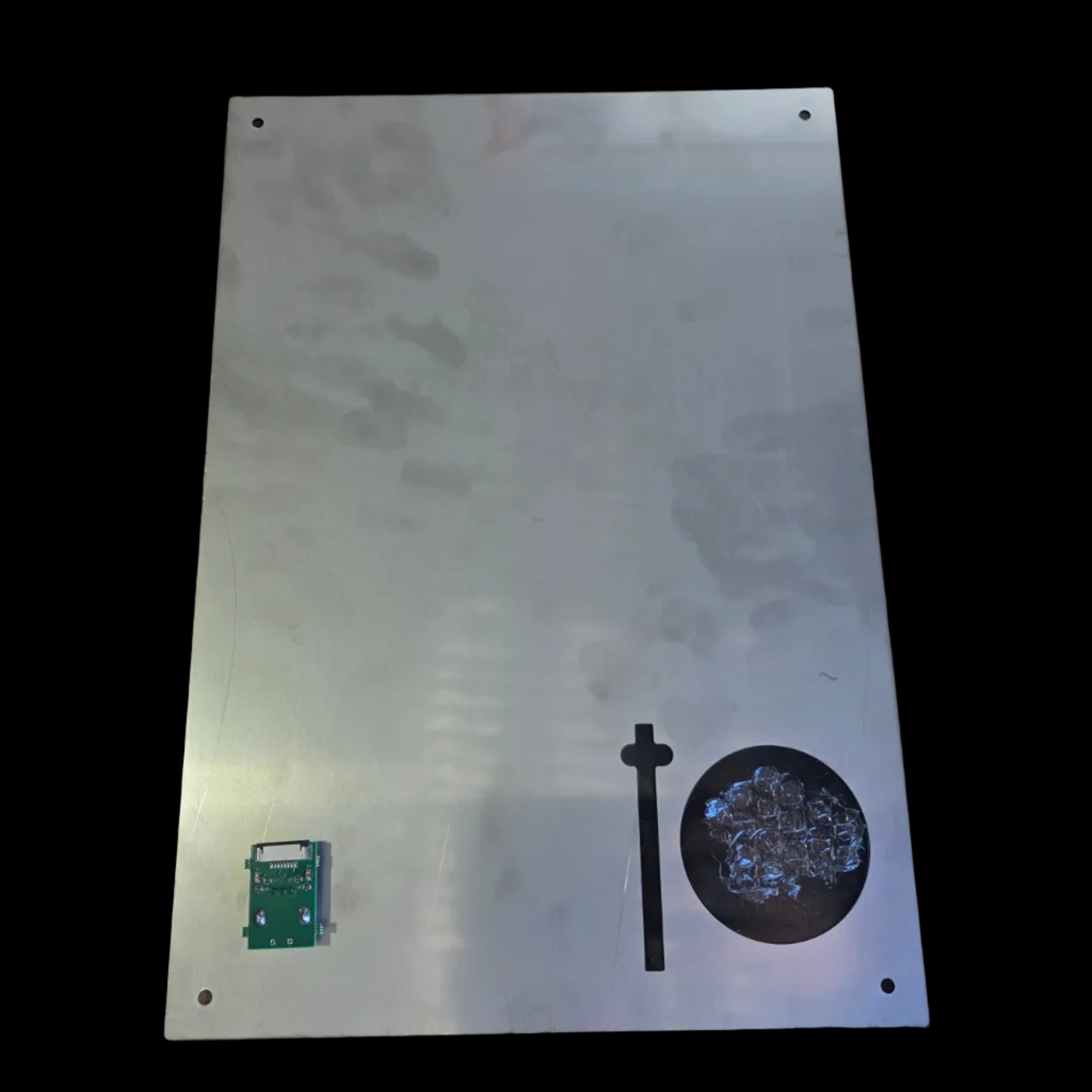 Roest Sample Roaster Top Panel with ROEST PCB Encoder/Knob Installed