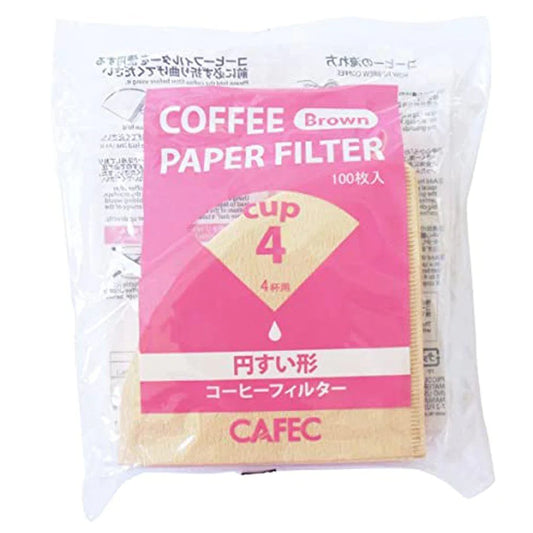 2 Cup Cafec Brown Filter Paper 100 pack