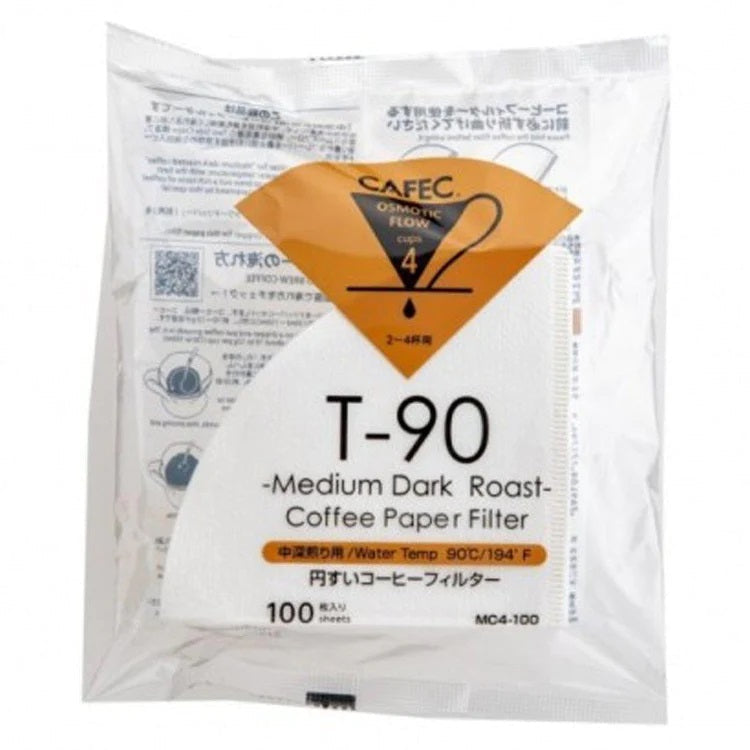 2 Cup Cafec T-90 Medium Roast Filter Paper 100 pack
