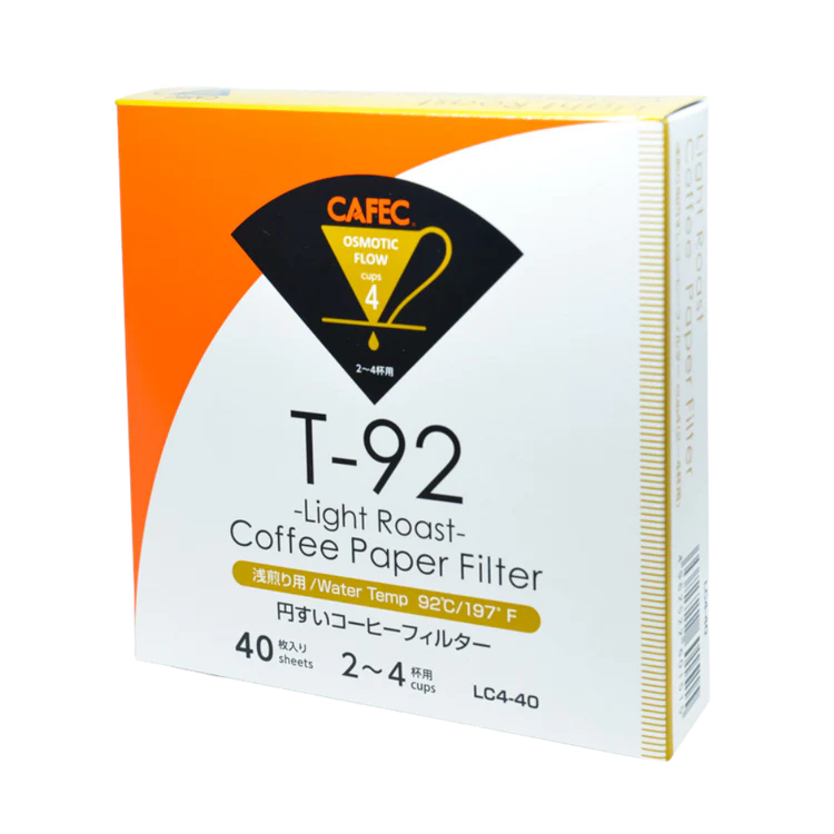 2 Cup Cafec Light Roast Filter Paper 40 pack