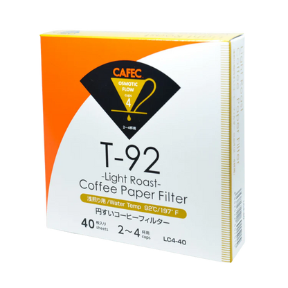 2 Cup Cafec Light Roast Filter Paper 40 pack