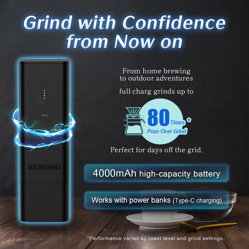 Femobook A2 Electric Coffee Grinder