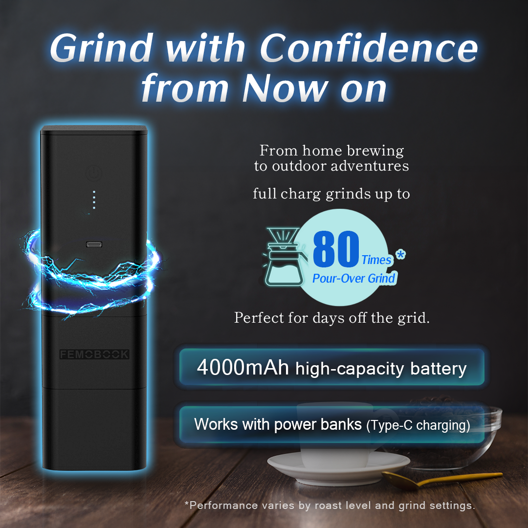 Femobook A2 Electric Coffee Grinder