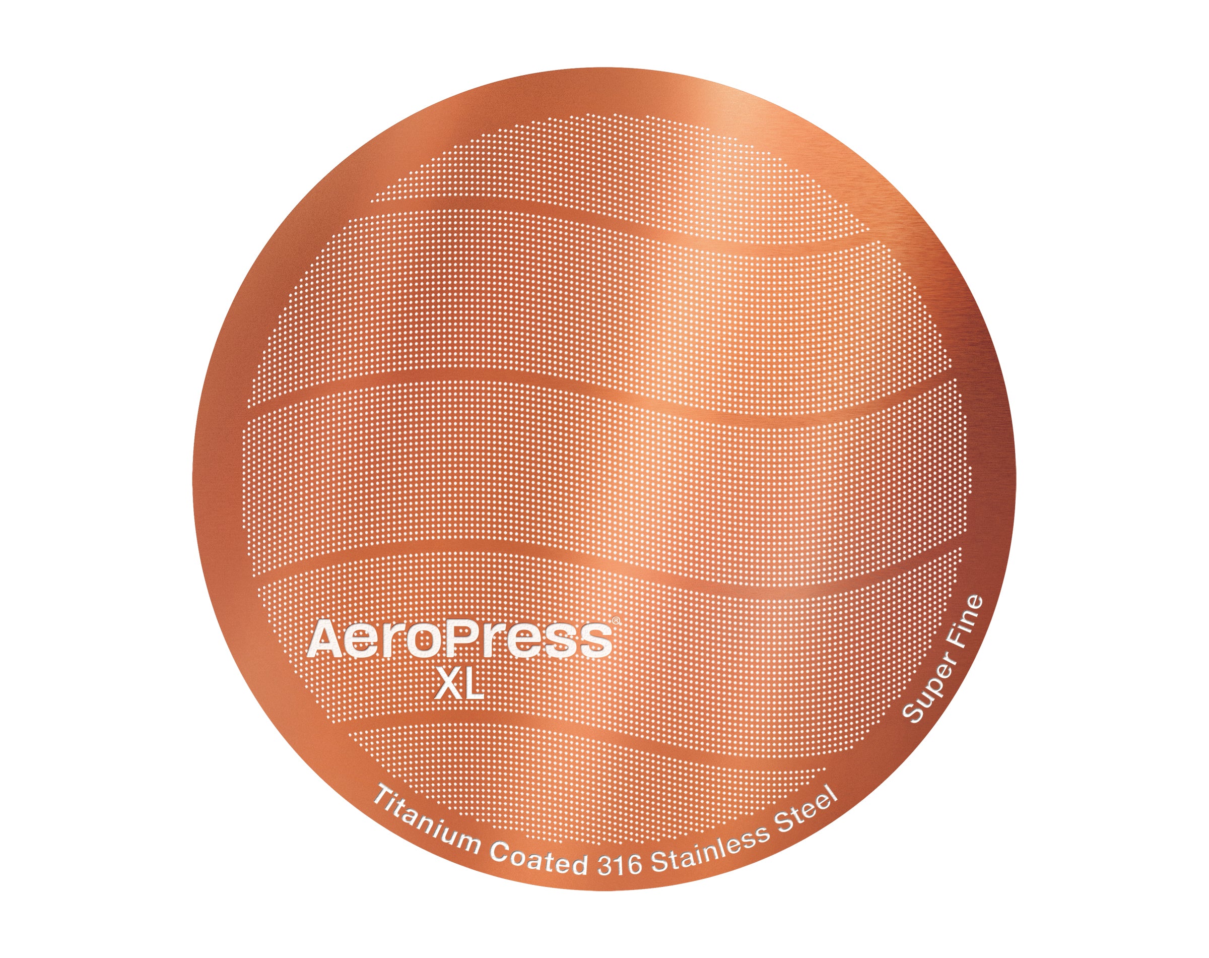AeroPress XL Gold Tone Metal Filter Super Fine