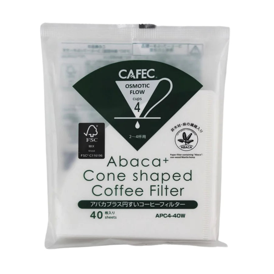 2 Cup Cafec Abaca Plus Filter Paper 40 pack