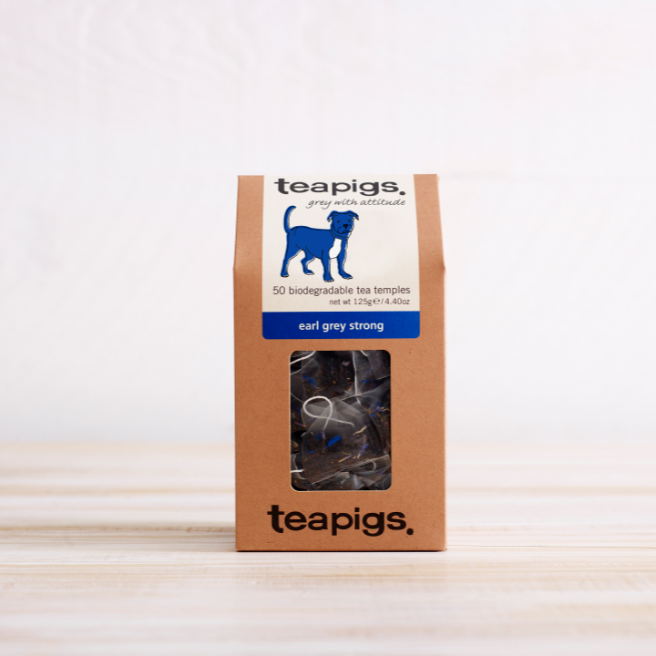 teapigs earl grey strong tea bags - 50 TEA TEMPLES (50 SERVINGS)