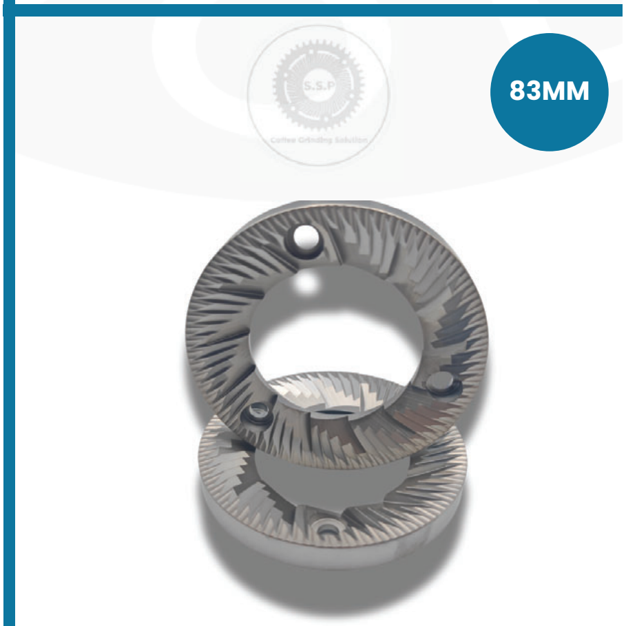 SSP Brewing Silver Knight 83mm Burrs for Mazzer Major, ZM and Turin DF83