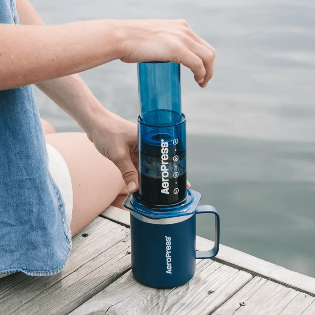 AeroPress Stainless Steel Travel Coffee Mug 10oz