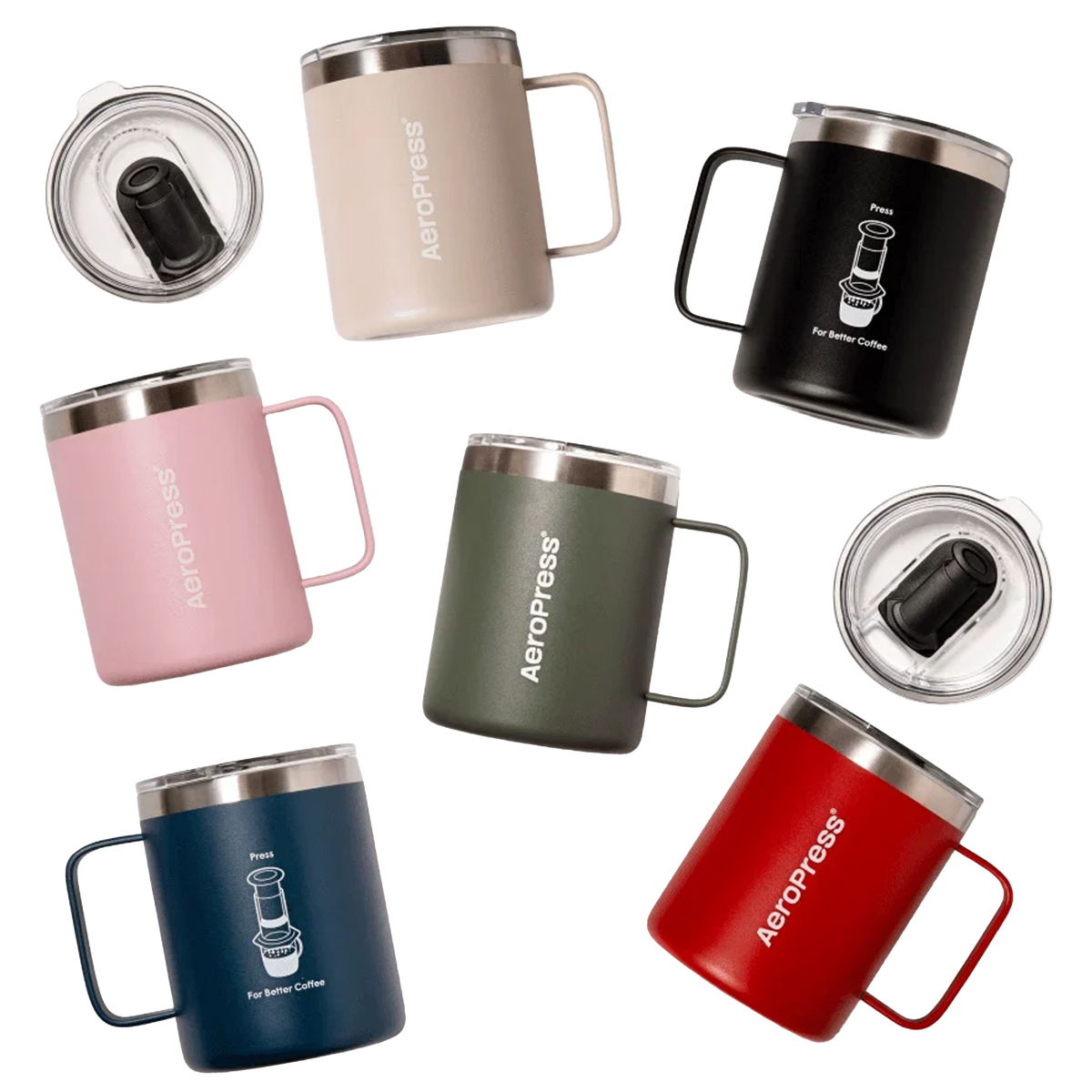 AeroPress Stainless Steel Travel Coffee Mug 10oz