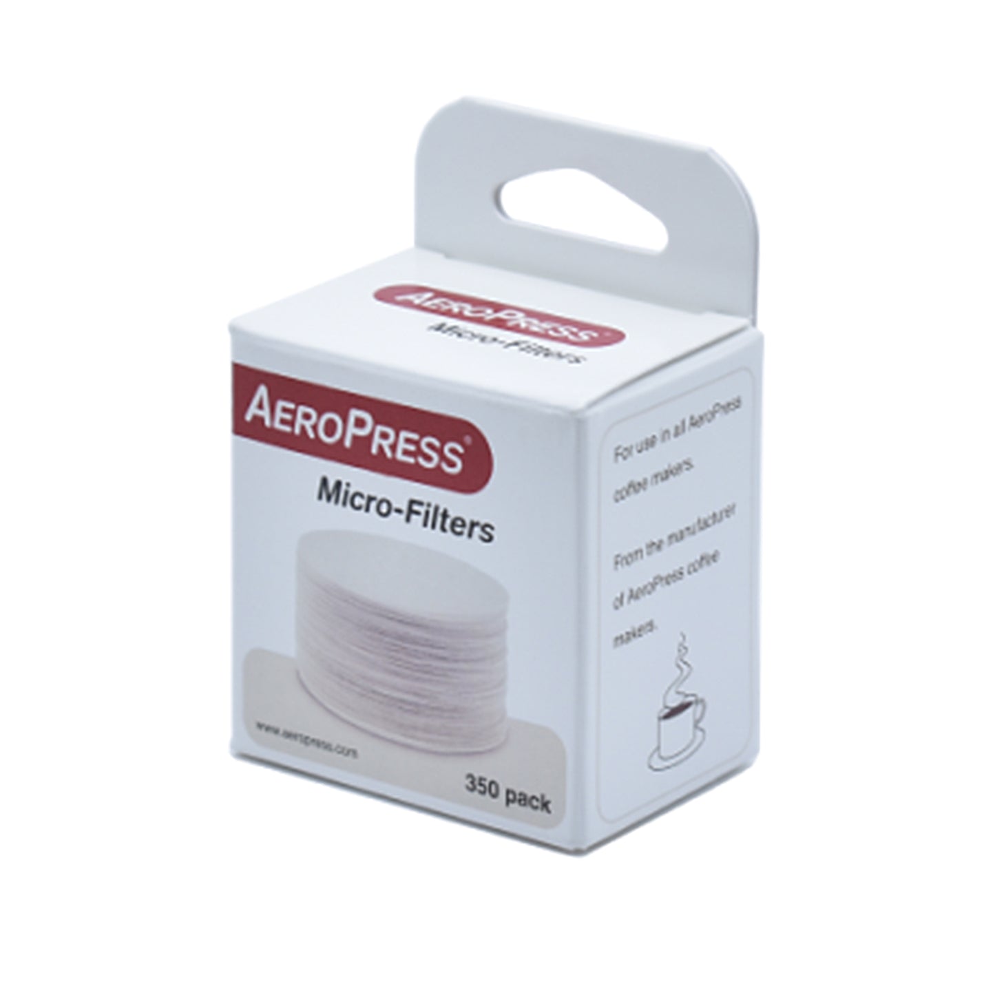 Aeropress 65mm Filter Pack 350pcs (Suitable for Aeropress Original/Clear & Go)