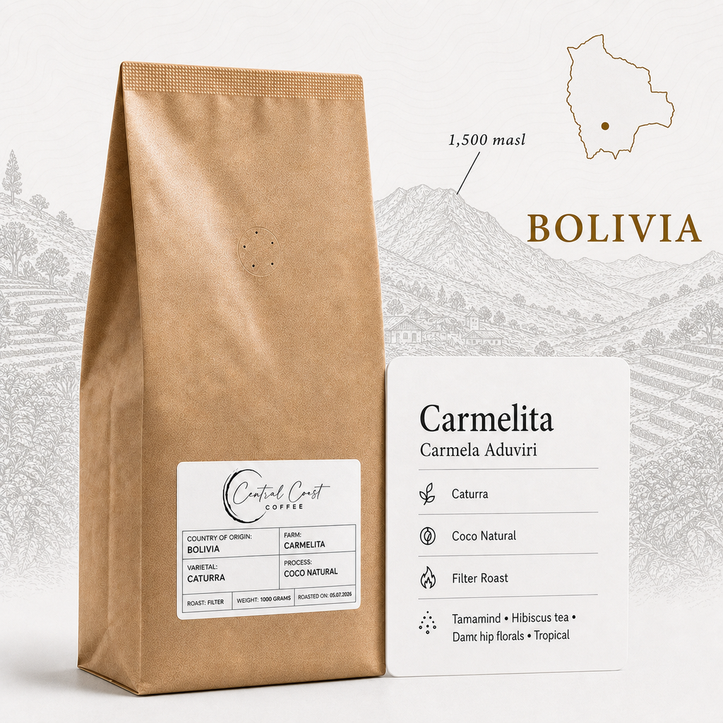 Bolivia | Carmelita | Caturra Coco Natural 1kg bag