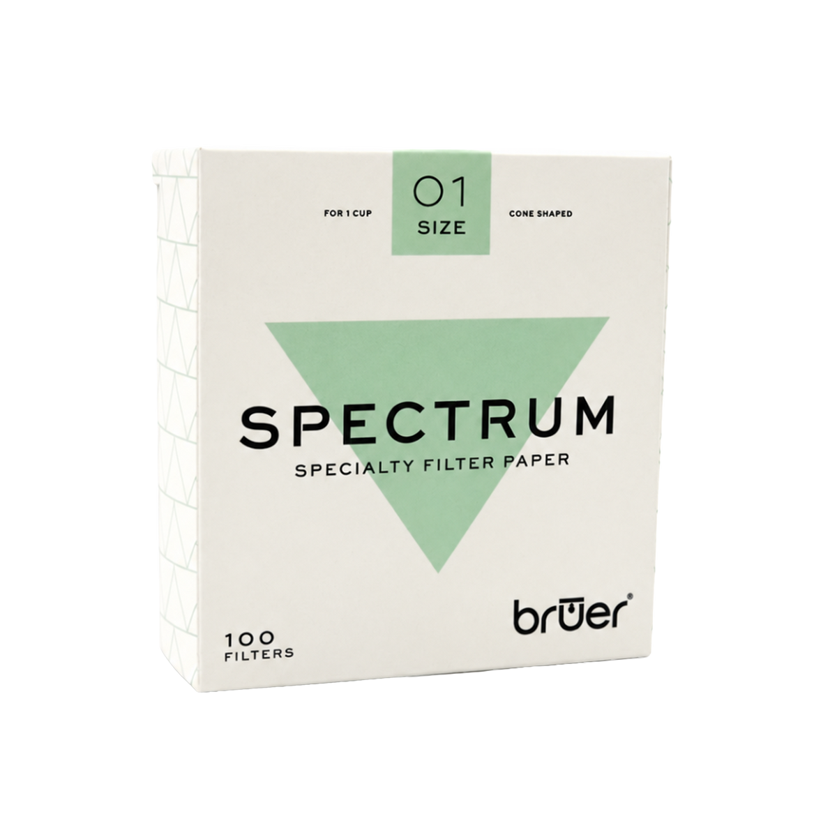 Bruer Spectrum Cone Paper Filter #1 - 100pk