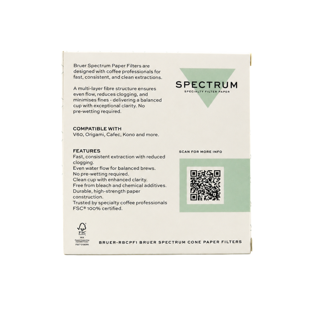 Bruer Spectrum Cone Paper Filter #1 - 100pk