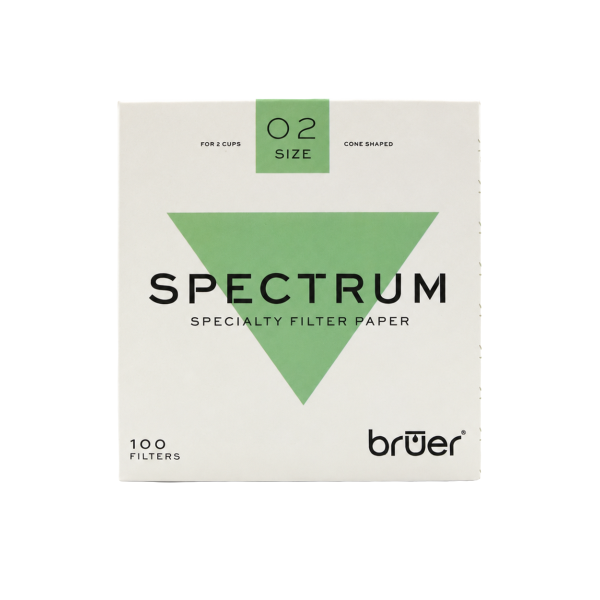 Bruer Spectrum Cone Paper Filter #2 - 100pk