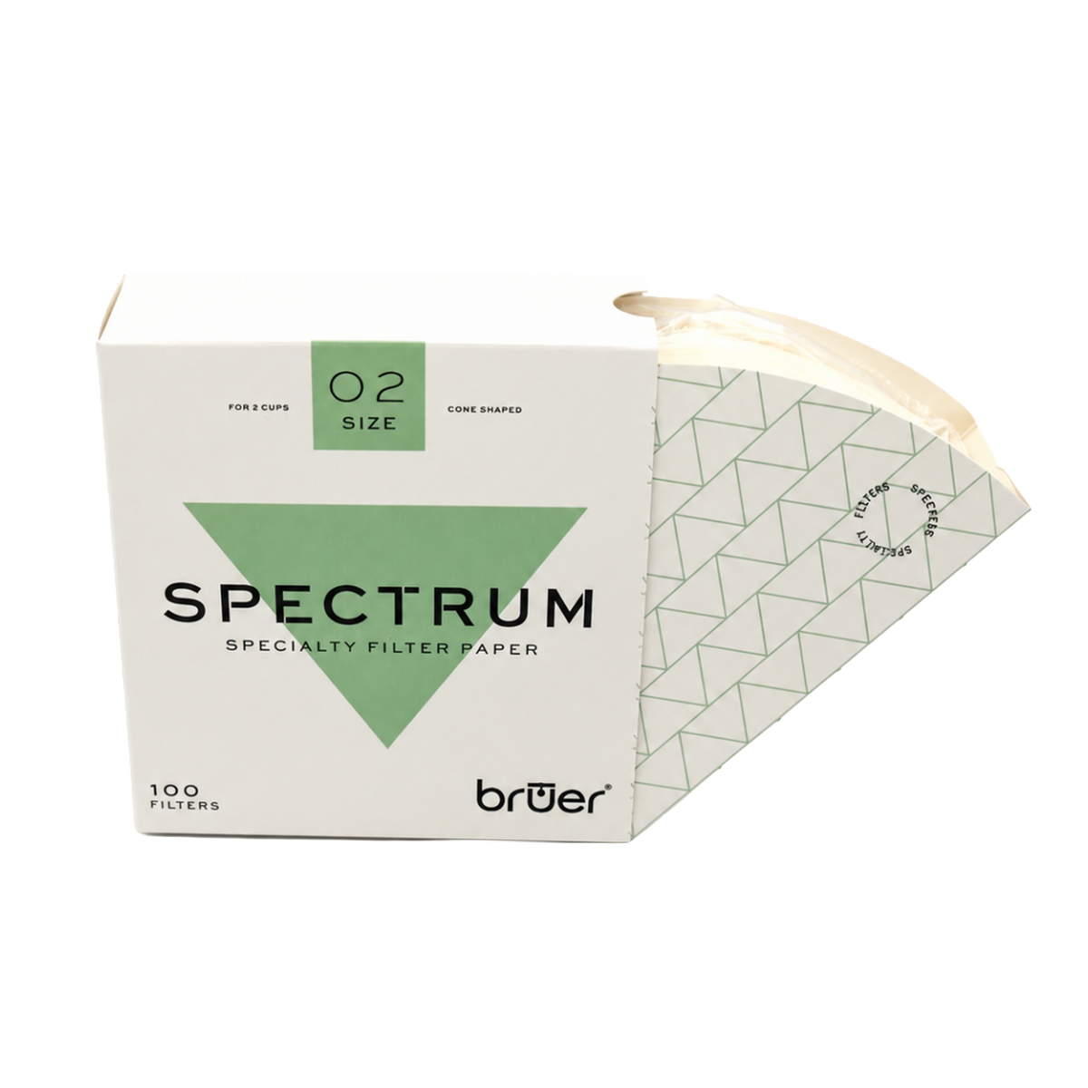 Bruer Spectrum Cone Paper Filter #2 - 100pk