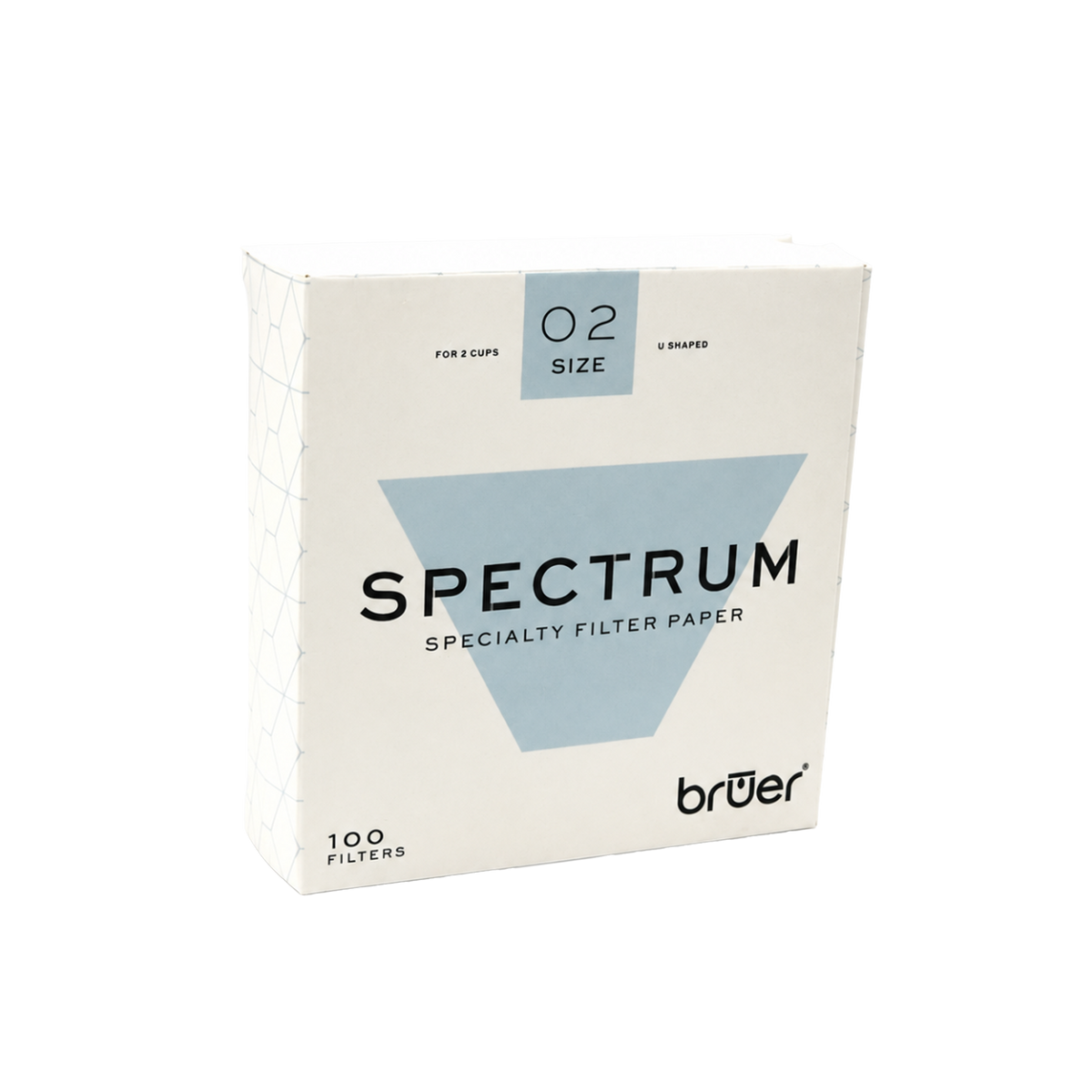 Bruer Spectrum U Shape Paper Filter #2 100pk