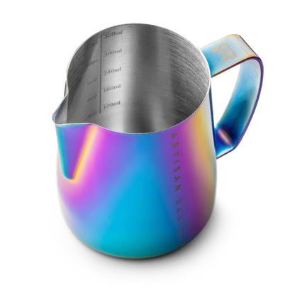 Artisan Barista 350ml Jug Metallic Rainbow