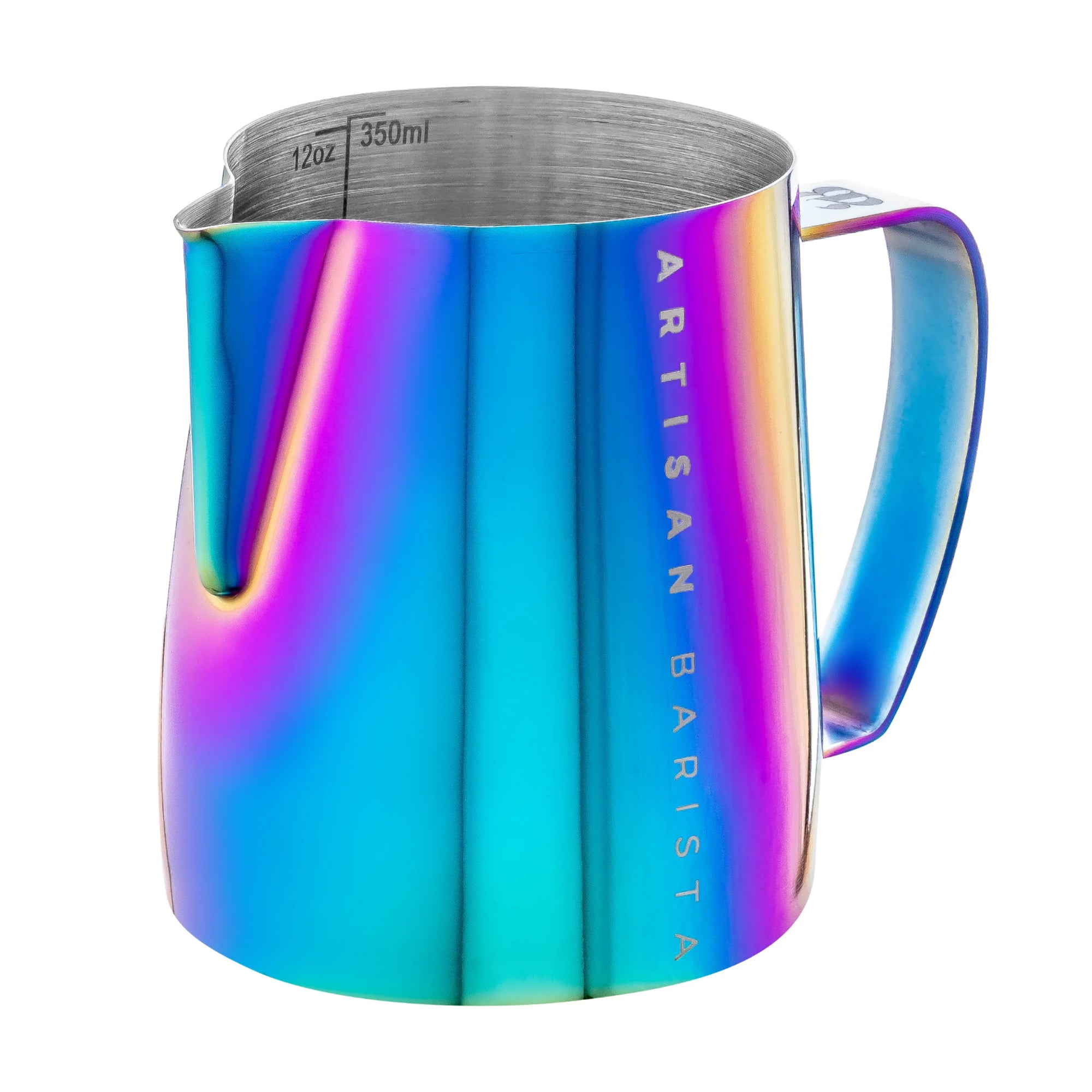 Artisan Barista 350ml Jug Metallic Rainbow