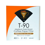 2 Cup Cafec T-90 Medium Roast Filter Paper 40 pack