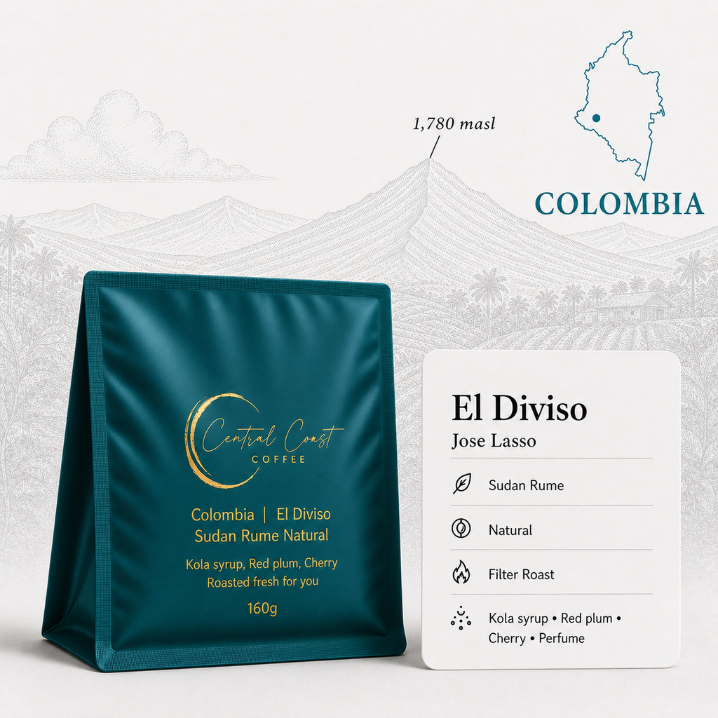 Colombia | El Diviso | Jose Lasso | Sudan Rume Natural (Floral Symphony) | Signature Series 160g bag
