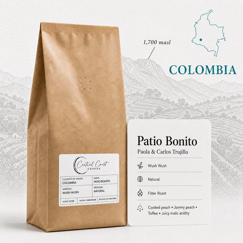 Colombia | Patio Bonito | Paola & Carlos Trujillo | Wush Wush Natural 1kg bag