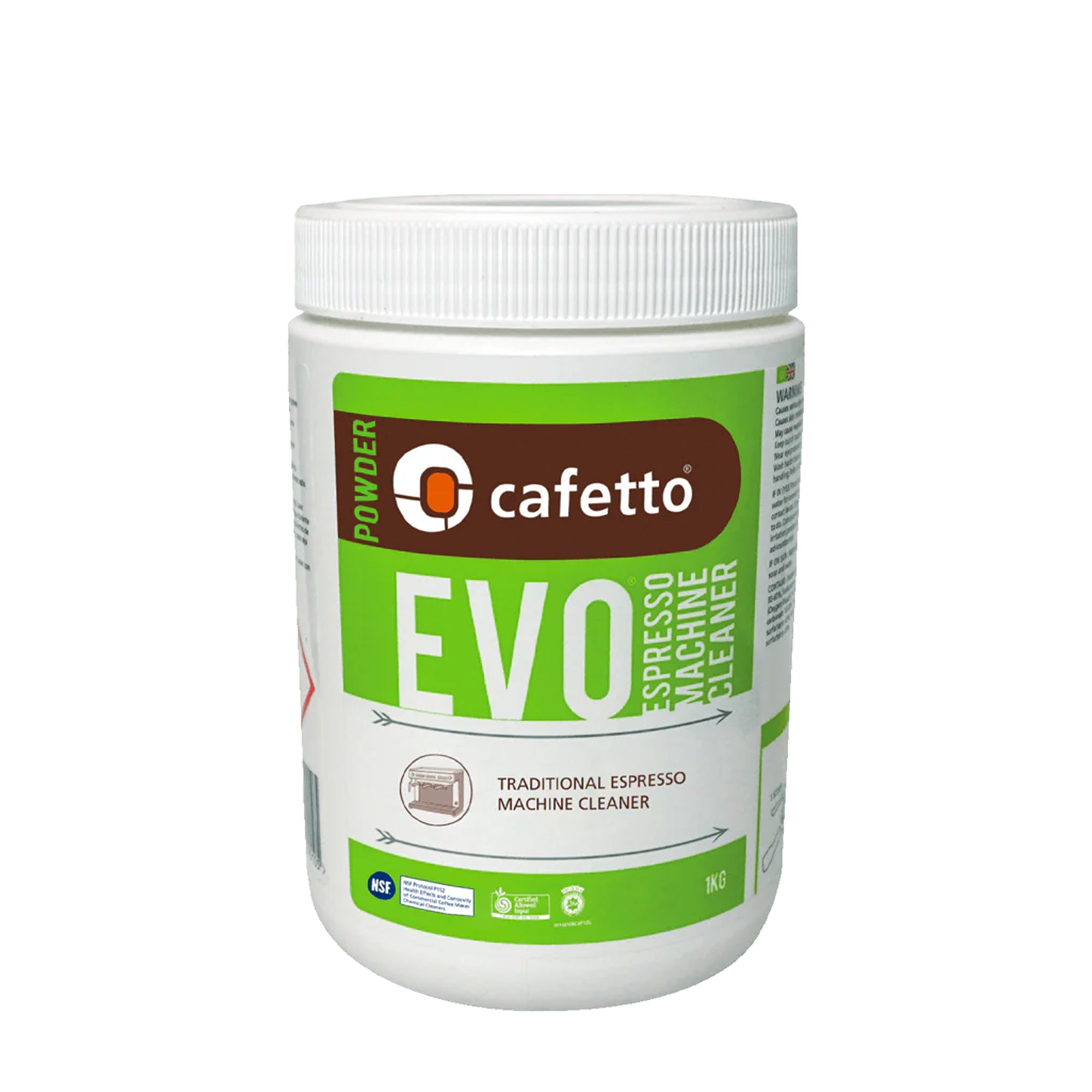 Cafetto 1kg Evo Organic Coffee Machine Cleaner