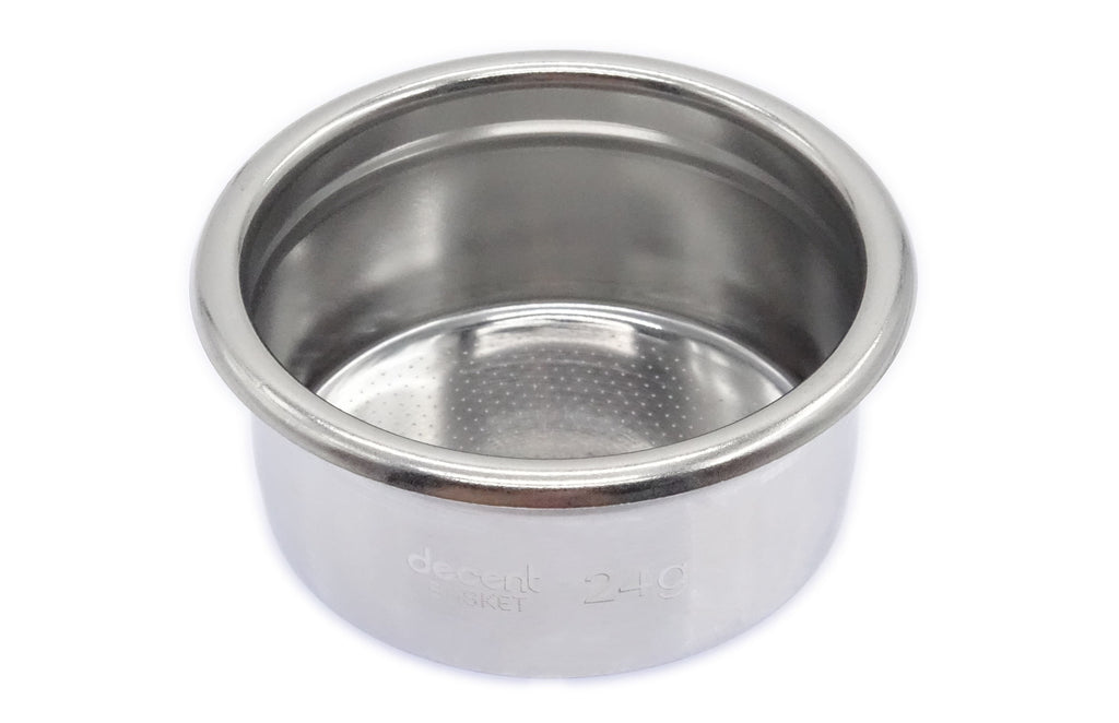 Decent Espresso Ridged Portafilter Basket (58mm)