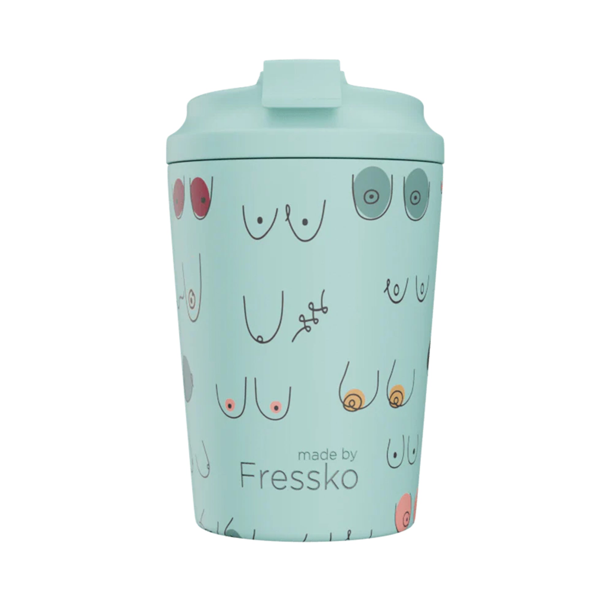 Made by Fressko Ceramic Lined Camino Boobie Coffee Cup 340ml/12oz