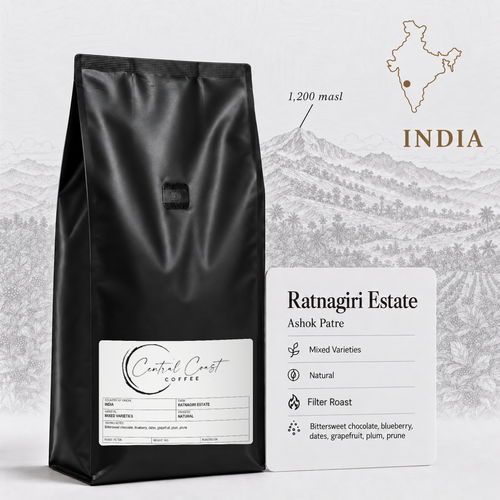 India Ratnagiri Estate Natural 1kg bag