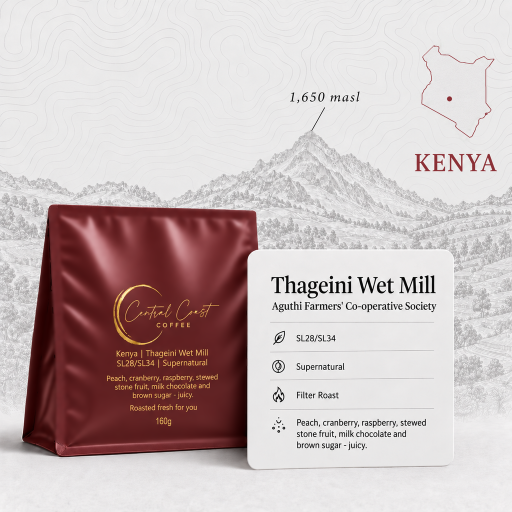 Kenya Thageini Supernatural 160g Signature Series bag