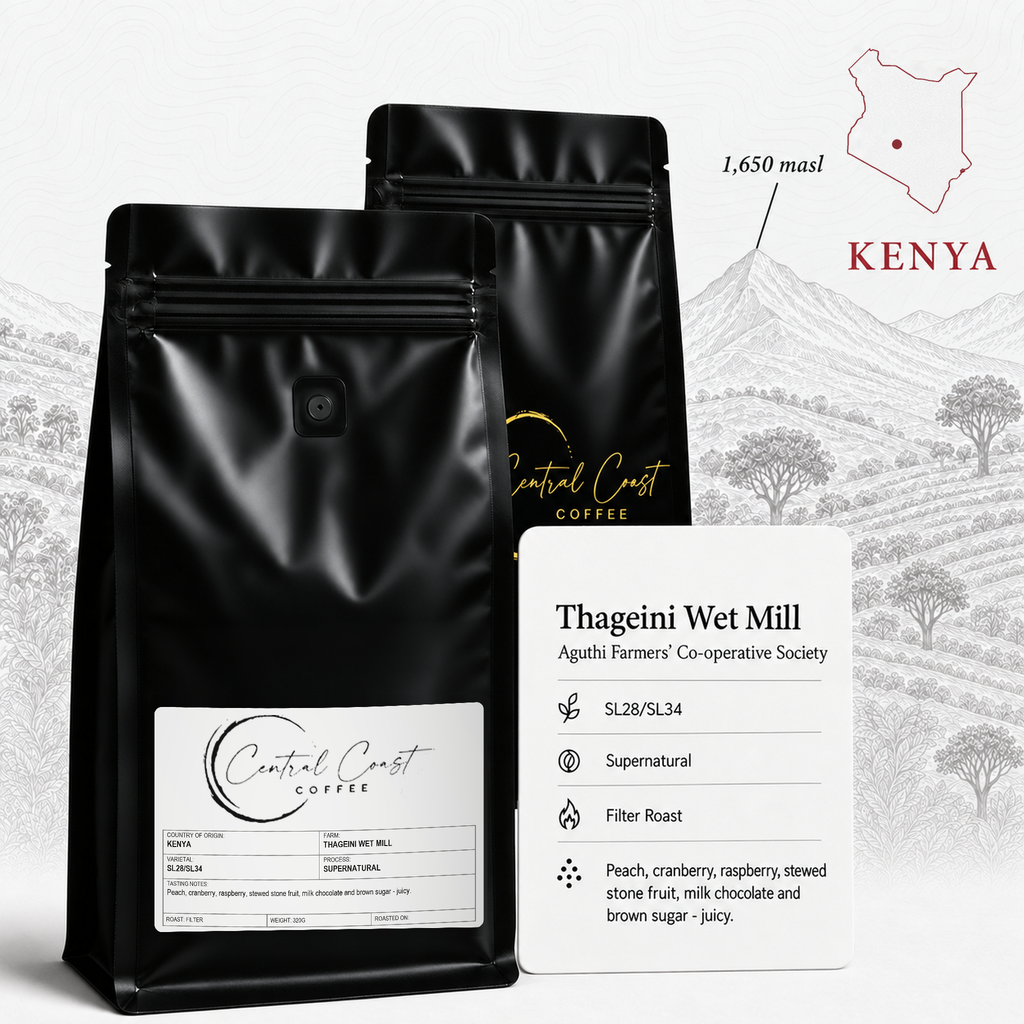 Kenya Thageini Supernatural 320g filter roast bag