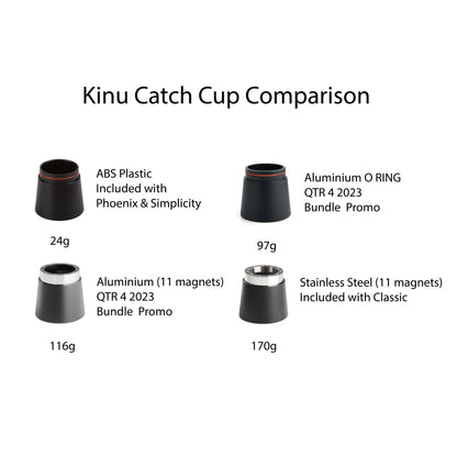 Kinu Stainless Steel Catch Cup (with 11 magnets) for M47 Phoenix/Simplicity/Classic