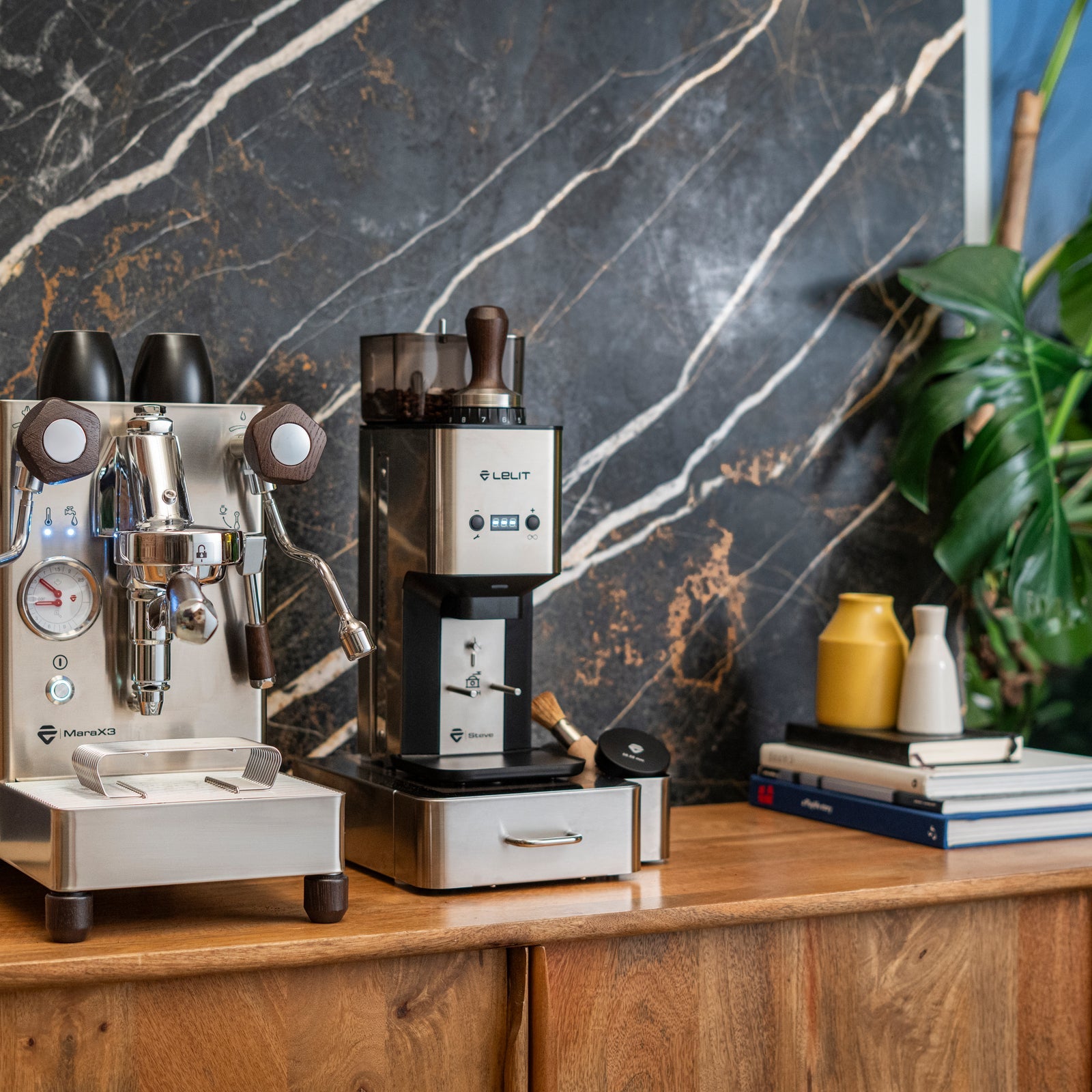 Lelit Steve Flat BURR BSS Type Q Coffee grinder Brushed steel